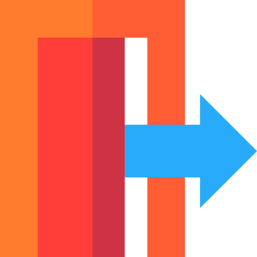 Exit multimedia button ui icon