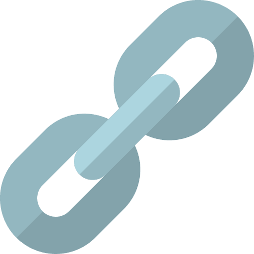 Link tools and utensils linked connection icon