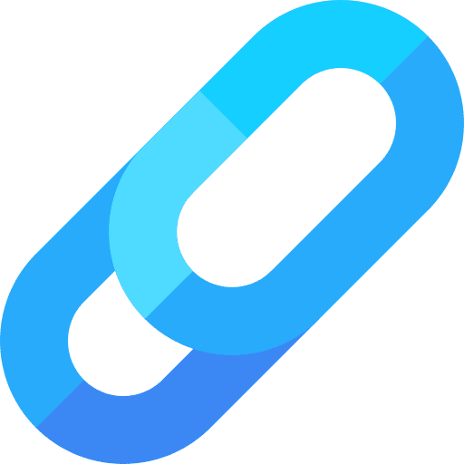 Paperclip school supplies ui paper icon