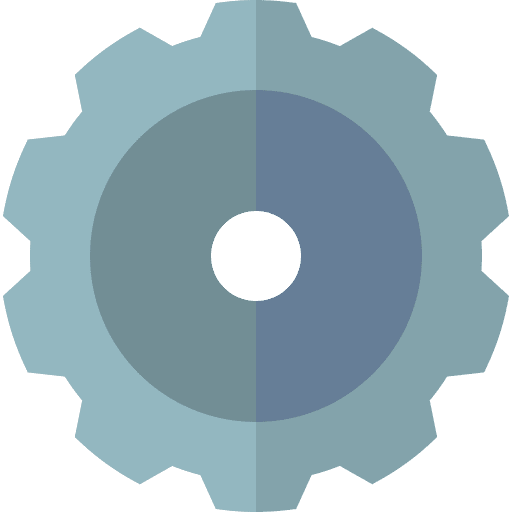 Settings configuration cogwheel tool icon