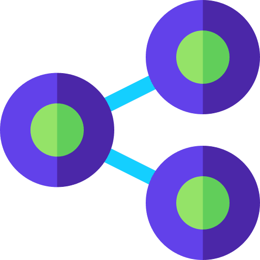 Share share shapes social network icon