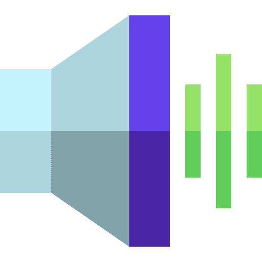 Volume speaker sound audio icon