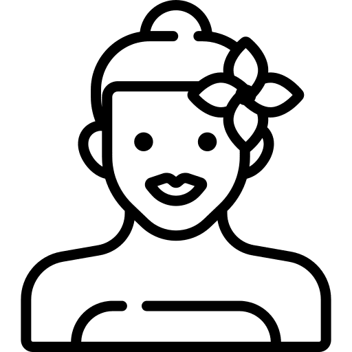 Beauty treatment clean face beauty icon