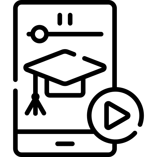 Online education online class online course interface icon