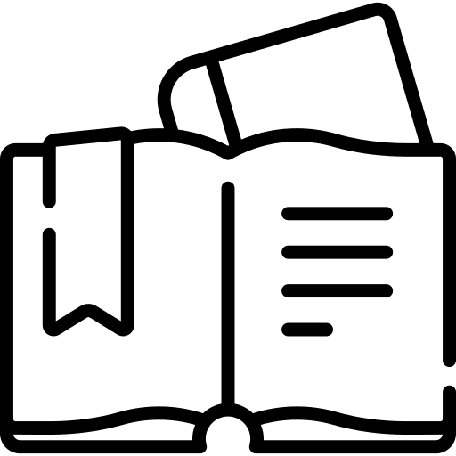 Read study book library icon