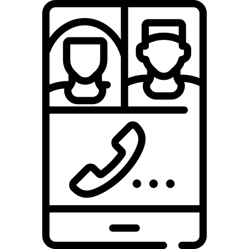 Friends chat friends videocall icon