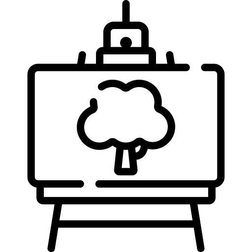 Painting frames painting paint canvas icon