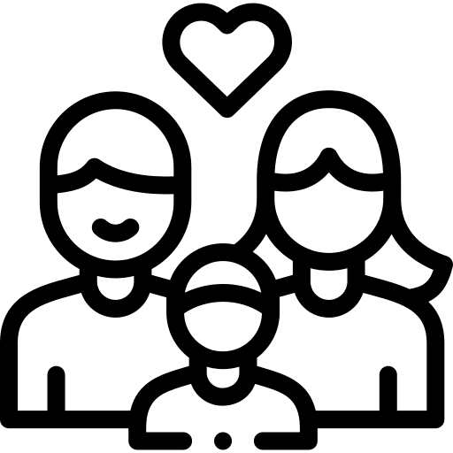 Family daughter family young icon