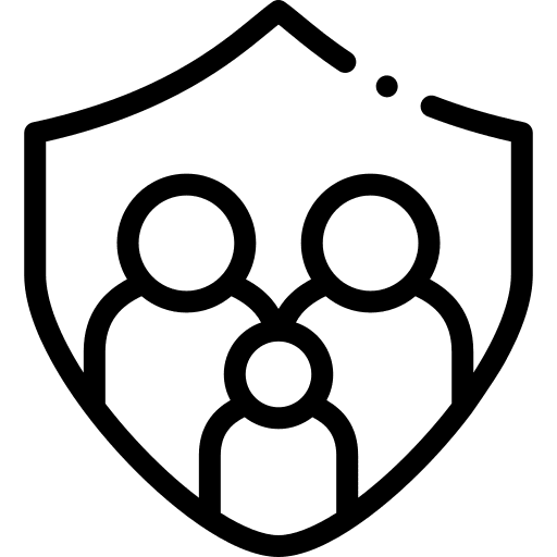 Family insurance insurance protection family icon