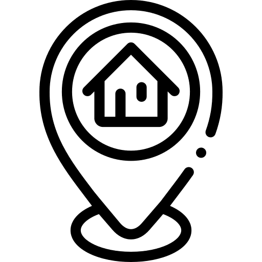 Home gps placeholder home icon