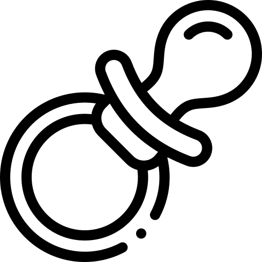 Pacifier pacifier kid and baby toy icon