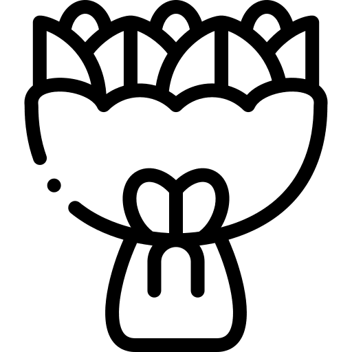 Flower bouquet nature people farming and gardening icon