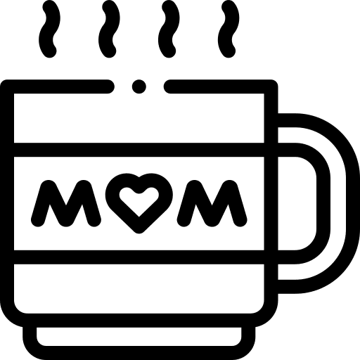 Mom tea cup food coffee cup icon