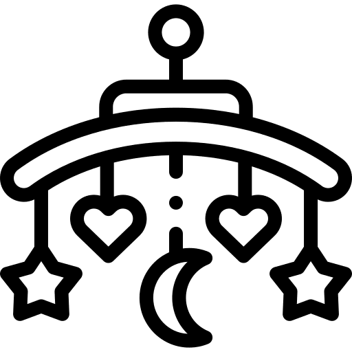 Baby mobile baby mobile mobile toy baby toy icon