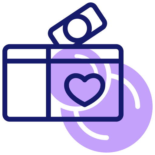 Charity charity donation box icon