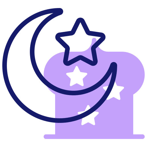 Crescent moon ramadan islam cultures icon