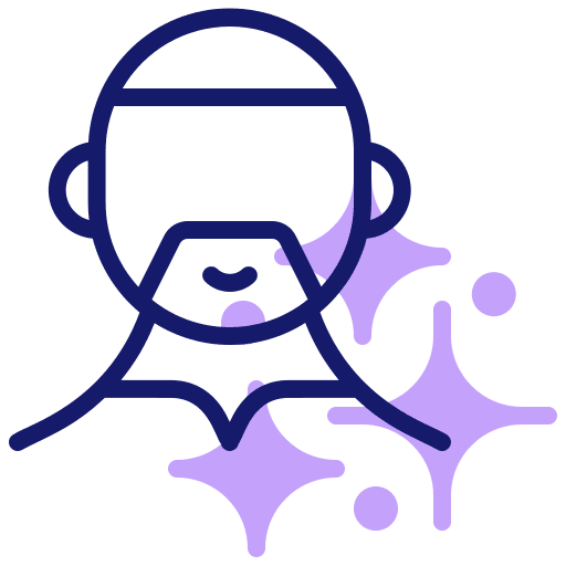 Muslim people culture avatar icon