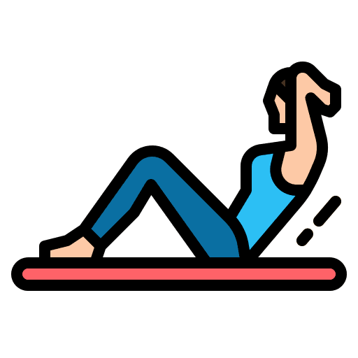 Fitness gym physical activity workout icon