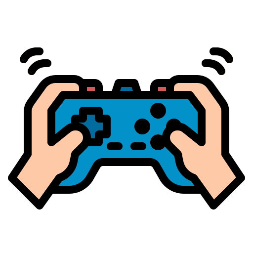 Game pad game controller play icon