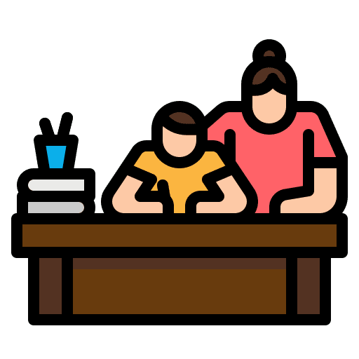 Learning school education study icon