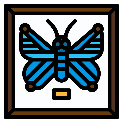 Entomology entomological collection animals icon