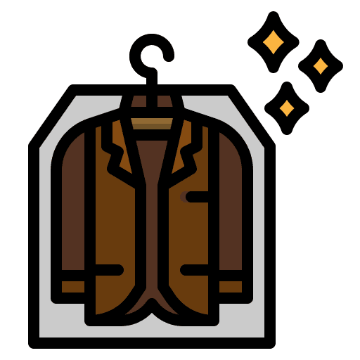 Suit tuxedo clean clothing icon