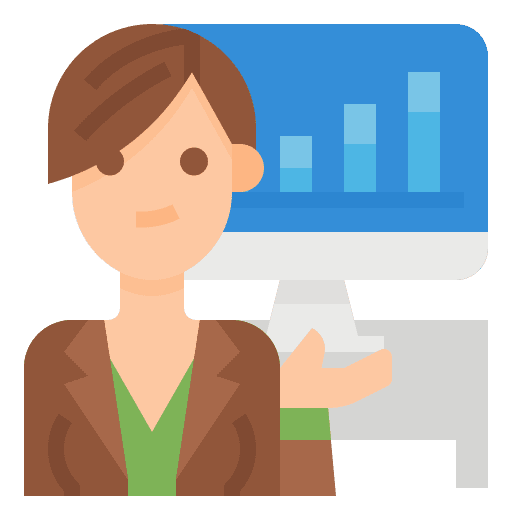 Analysis computer professions and jobs smart icon