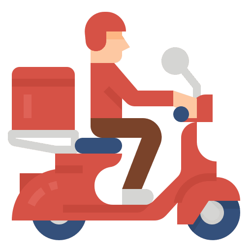 Delivery home delivery professions and jobs icon