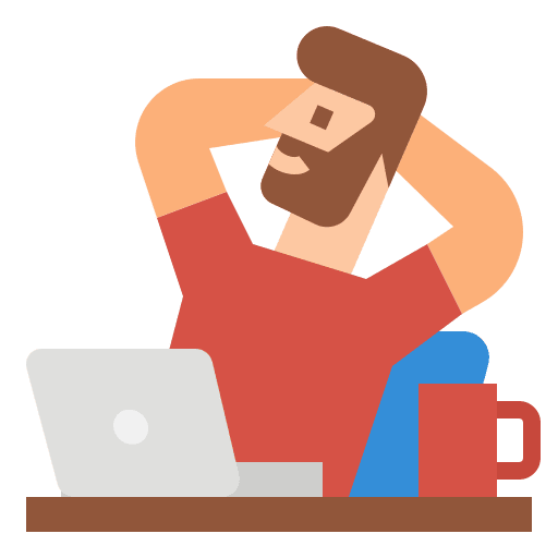 Relax smart home comfort zone icon