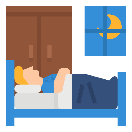 Sleep professions and jobs home bedroom icon