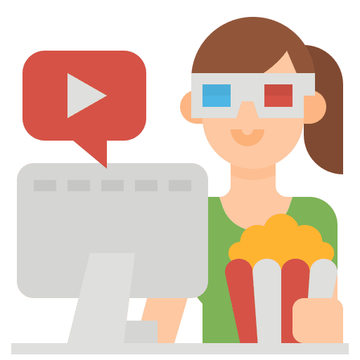 Movie movie home entertainment icon