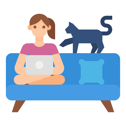 Work working cat work icon