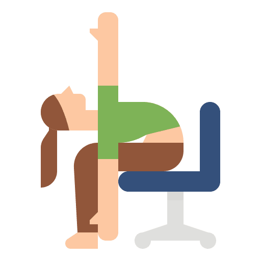 Yoga people exercises computer icon