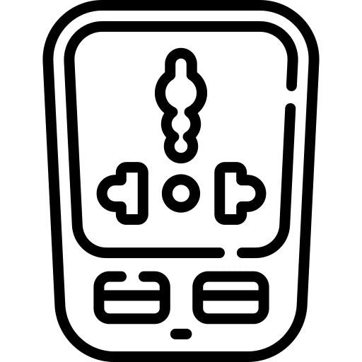 Adaptor adaptor travel plug icon