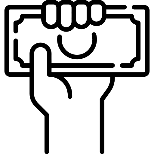 Cash cash pay banking icon