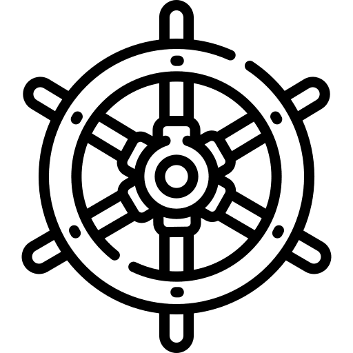 Helm transport sailing helm icon