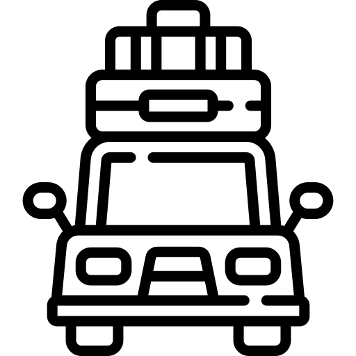 Car transportation transport travel icon