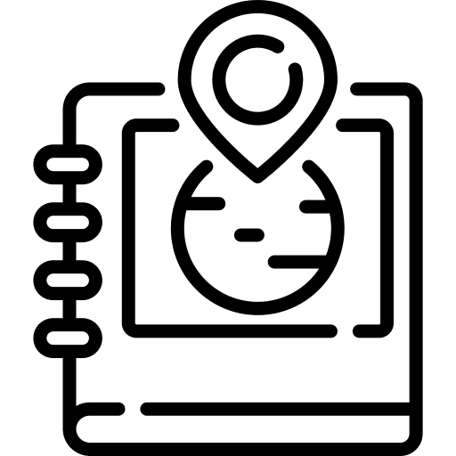 Guidebook guide book guidebook vacations icon