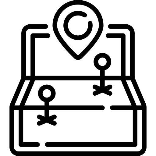 Map map location pin map point icon