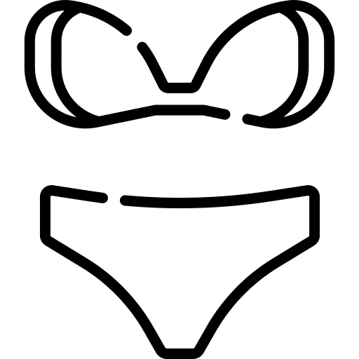 Swimsuit travel fashion swimsuit icon