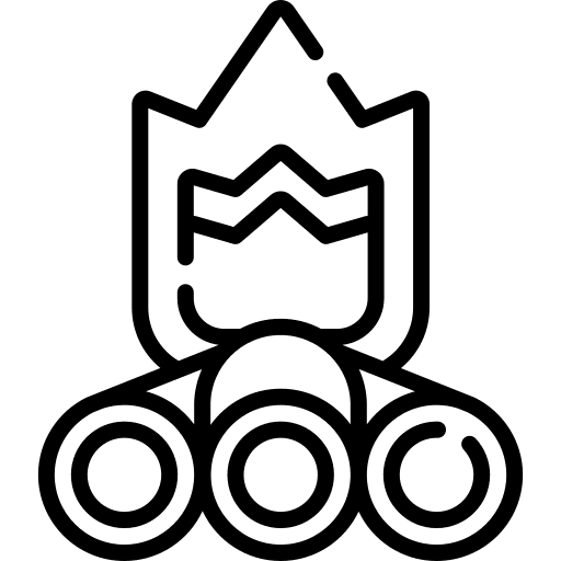 Bonfire bonfire holidays hot icon