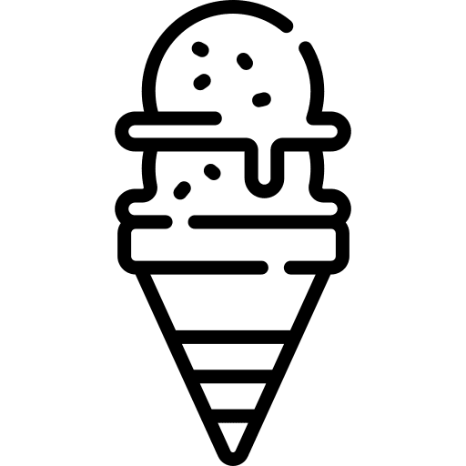 Ice cream dessert summertime sweet icon