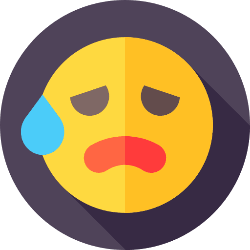 Tired emoticons emotion emoji icon