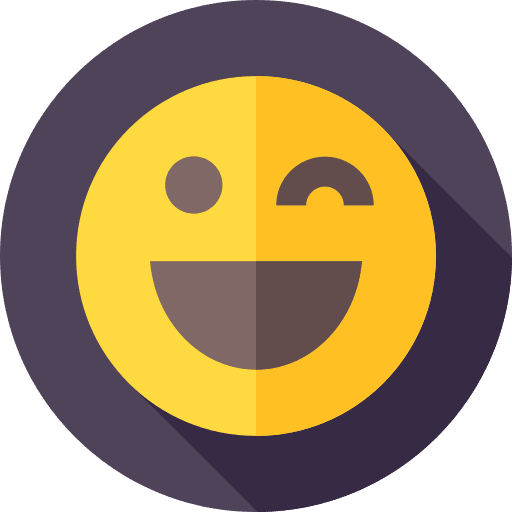 Wink emoji face emoticons icon