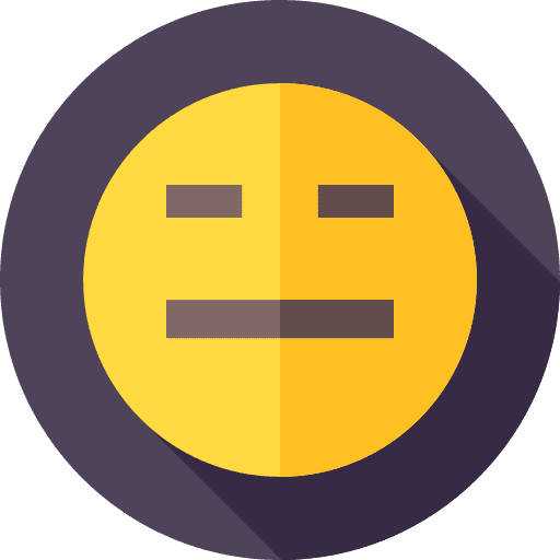 Expressionless expressionless emotion smileys icon