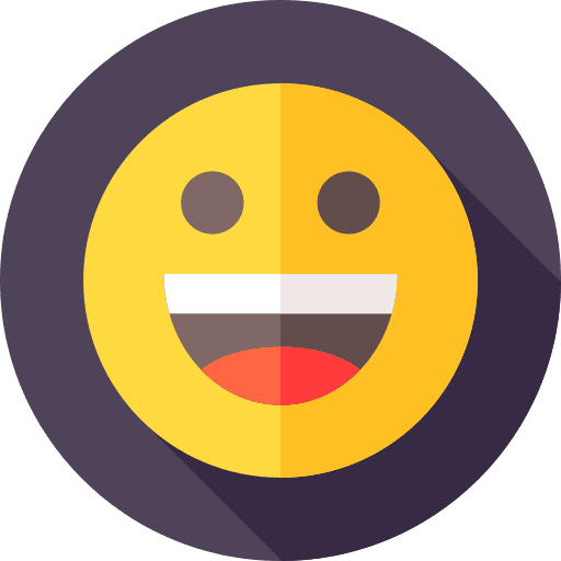 Happy expression face smileys icon
