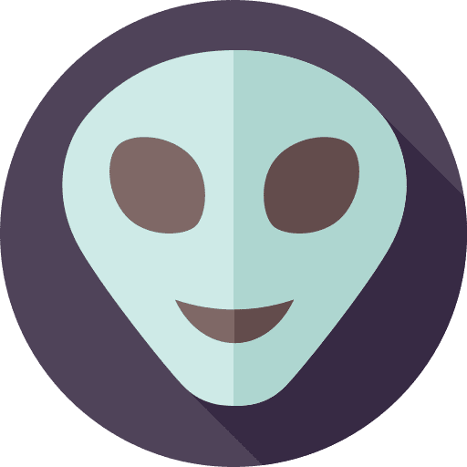 Alien emoticon feelings emoji icon