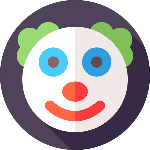 Clown face clown expression icon