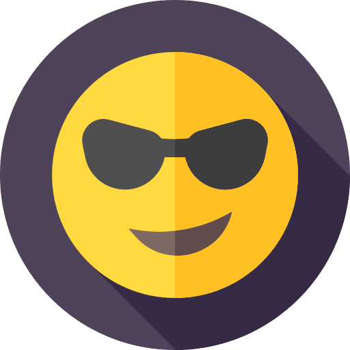 Cool smileys emoticons face icon
