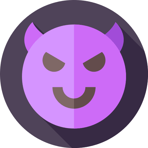 Devil feelings emotion smileys icon